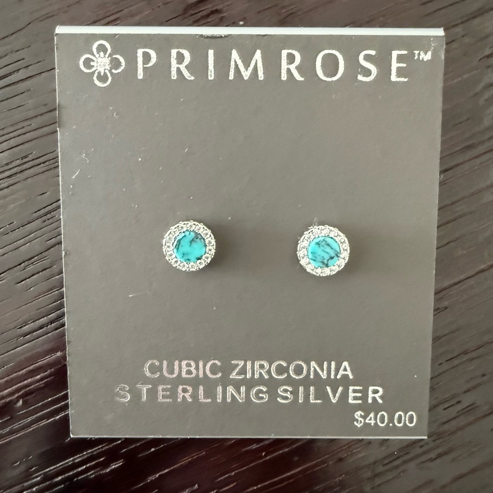 Primrose Sterling Silver Turquoise Earrings